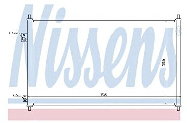 Nissens Air Conditioning Condenser - 94771
