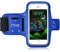 Fitness Guru Running Armband Phone Holder Compatible with iPhone X, 8, 7, 6 Samsung S9 and all Smartphones up to 5.2 inches | Phone Holder for Running, Jogging, Gym | Includes Key Holder & Earbuds Holder (Blue)