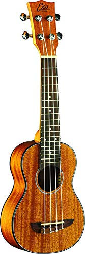 EKO GUITARS | Uku Duo Ukulele Soprano in Tiglio Naturale con Borsa Inclusa; Leggero e Compatto; Suono Chiaro e Brillante; Perfetto per lo Studio, il Tempo Libero e l’Intrattenimento