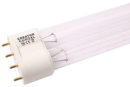 mia.home®] UVC Ersatzröhre Ersatzlampe UV Leuchtmittel Ersatz Lampe UV-C Röhre für UVC Gerät 5W/7W/9W/11W/18W/24W/36W/55W (24 Watt 2G11)