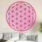 Kiwistar Blume des Lebens - Baum Wandtattoo in 6 Größen - Wandaufkleber Wall Sticker - Dekoration, Küche, Wohnzimmer, Schlafzimmer, Badezimmer (30 x 30 cm, 41_pink)