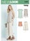 New Look Schnittmuster 6461 A Damenkleid, Tunika, Top und beschnitten Hose, weiß
