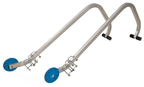 Silverline 336094 Firsthaken mit Zubehör, Silber