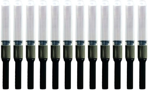 Zoohot Fountain Pen Ink Converter,Screw-in Style,Fit for Jinhao Fountain Pen and 95% Chinese Fountain Pen,Pack of 12
