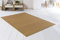 DE-COmmerce Bambusteppich SOLID Gold 200x300 cm extra breite 50mm Stege I die Neue Generation BambusteppichI kein BordürenteppichI Teppich I Wohnzimmer I Küche I I Made IN Germany