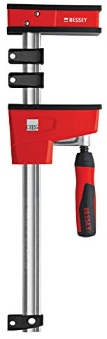 BESSEY KRE3531, 31 in., Parallel Clamp, K Body REVO Series - 1700 lbs Nominal Clamping Force, Spreader, and Woodworking Accessories - Clamps and Tools for Woodworking, Cabinetry, Case Work