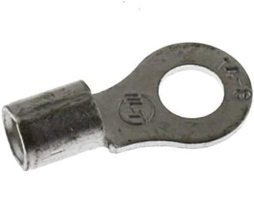 25 Stück SeKi Ringkabelschuhe 10-16mm², M8 I Quetschkabelschuhe unisoliert I für mehr-, feindrähtige Leiter I Presskabelschuh aus verzinntem Kupfer