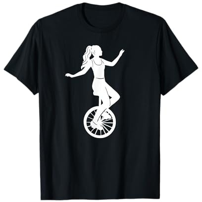 Einrad Mädchen Hobby Spaß Monocycle T-Shirt