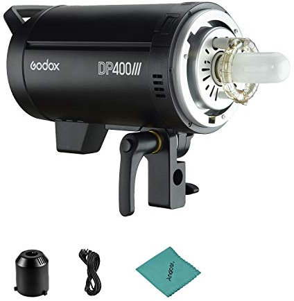 GODOX DP400III Studio Blitzlicht 400Ws 2.4G Wireless X System Blitzlicht mit Bowens Mount 5600K Farbtemperatur Fotografie Blitze