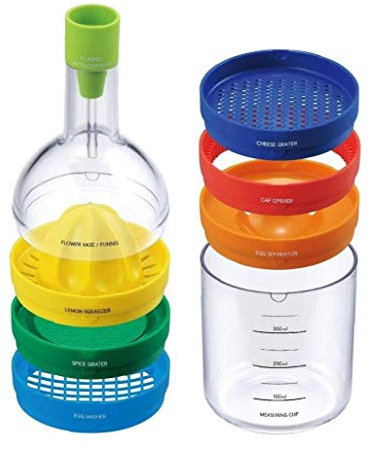 8 in 1 Multipurpose Kitchen Tool Bottle Multipurpose Kitchen Cooking Gadget Practical Kitchen Utensil Maker Kitchen Tool Bottle