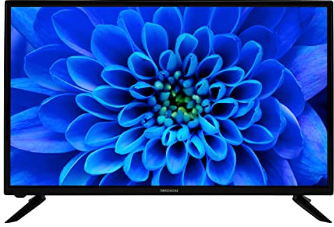 MEDION E13206 (MD 30160) 80 cm (32 Zoll) HD Fernseher (HD Triple Tuner, DVB-T2 HD, CI+, Mediaplayer, 3 x HDMI, SCART, VGA, USB)