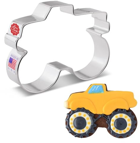 Cortador de galletas Monster Truck, 4 pulgadas, fabricado en Estados Unidos por Ann Clark