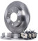 RIDEX 3405B1060 Bremsenset Hinten 245mm - Bremsen Set mit Bremsscheiben und Bremsbeläge Satz