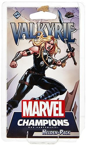 Fantasy Flight Games, Marvel Champions: LCG – Valkyrie, Helden-Erweiterung, Expertenspiel, Kartenspiel, 1-4 Spieler, Ab 14+ Jahren, 60+ Minuten, Deutsch