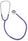 Stéthoscope à Double Tête, 45mm Stéthoscope Multifonctionnel à Double Tête pour Examen du Diaphragme Adulte Ou Pédiatrique(Violet)