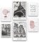 Freyheit | Poster Set | 6 Bilder als stilvolle Wanddeko | 2X DIN A4 und 4X DIN A5 | OHNE Rahmen (Fashion)