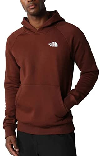 The North Face Raglan Redbox Hooded Sweatshirt Dark Oak M