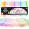 Shuttle Art Lot de 24 stylos à encre gel pastel de couleurs laiteuses pour papier noir, livres de coloriage pour adultes, dessin, gribouillage, travaux manuels, scrapbooking, journal intime