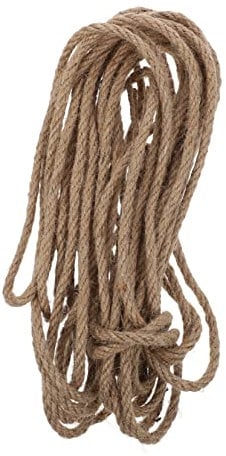 VILLFUL Naturliches Hanfseil Juteseil Zum Basteln Praktisches Seil Mit Dickem Durchmesser Einfach Zu Schneiden Verwenden Für Heimwerkerarbeiten Und Dekoration