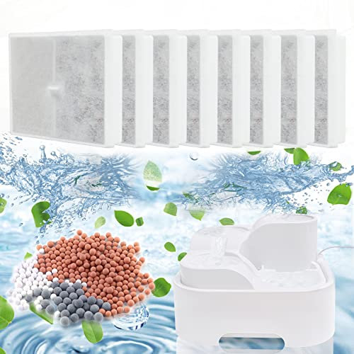 GJEASE 8 Pack Cat Water Fountain Filters Replacement, Cat Fountain Filters