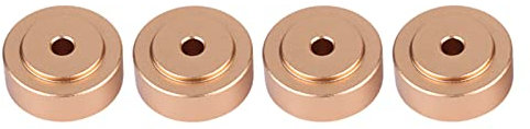 Plattenspieler-Isolationsfüße Verstärkerfüße für Aluminiumlegierung 4 Stück 20 * 8 Mm Aluminiumlegierung Verstärkerfüße Stoßdämpfer Verstärkerpads Füße Schwarz