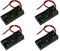 ailill Lot de 4 supports de batterie en plastique noir 2 x 1,5 V AAA