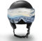 Two Horizons Skihelm Visier Schutz | Visierschutz für Skihelme mit Visier | Schützt vor Kratzern | Mikrofaser Visier Putztuch | Style with Smile | Ski Helmet Visor Cover | Visierhelm Schutz Überzug