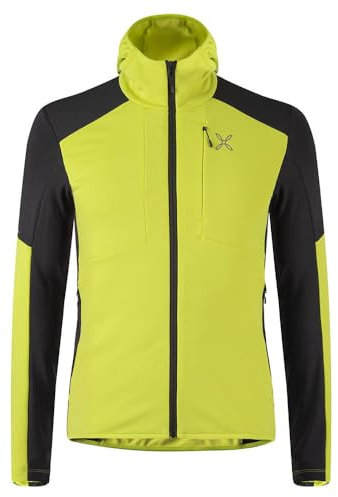 MONTURA Smooth Maglia Secondo Strato Invernale in Caldo Pile Traspirante - Verde Lime (L)