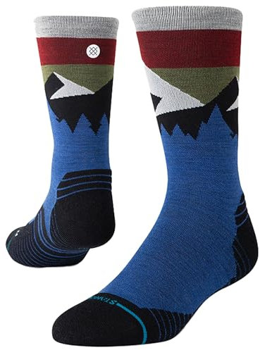 Stance Light Wool Crew, Kobaltblau, LG (US Men's Shoe 9-13, Women's Shoe 11-14)