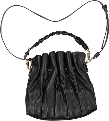 Mango Damen Handtasche 'Acordeon', schwarz