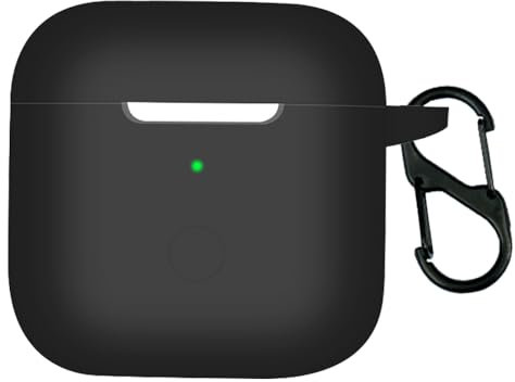 Custodia in silicone per Xiaomi Redmi Buds 3 cuffie Bluetooth, cover cover per Xiaomi Redmi Buds 3 (nero)