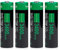 WZXLifeScult Universal 18650 Charger Battery 3.7V 3400mAh (4 Pack) for Doorbells, Flashlights, Headlamps, Cameras, Toys, and Remote Controls