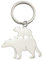 LIKGREAT Pinguin Eisbär Mutter Kind Elternschlüsselanhänger, Edelstahl, Charm, Geldbörse, Anhänger, Handtasche, Tasche, DekorationV (Eisbärenmutter und -junges)
