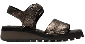 Fly London Damen HALY559FLY Sandal, Graphite, 39 EU