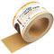 Shineboc 70 mm x 12 m Papier de verre autocollant, Rouleau de papier abrasif, Pour le bois, le métal, le plastique, l'automobile, le bloc de ponçage, Grain 220