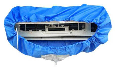 Split-Klimaanlagen-Reinigungshülle Bag， wasserdichte Staubschutztasche for Waschen und Reinigen for wandmontierte Mini-Split-Klimaanlagen mit 1–3 Teilen/Farbe/M(L)