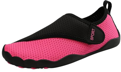 ZZHZGZ Unisex Badeschuhe Wasserschuhe Schnell Trocknend Schwimmschuhe Weich Leicht Strandschuhe Barfussschuhe Herren 47 Wasserschuhe Damen 38 Beige