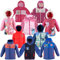 Characters Cartoons - Bambina Bambino - Giubbotto Giaccone Parka Giacca Piumino Sintetico con Cappuccio - Autunno Inverno - Licenza Ufficiale [0922 Rosa - 3 anni]