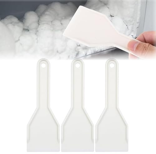 XUZOPIM 3 Pièces Grattoirs À Glace En Plastique Rigide Pour Dégivrer Facilement Et En Toute Propreté Votre Réfrigérateur Ou Congélateur, Idéal Pour Retirer La Glace Et Nettoyer Le Congélateur