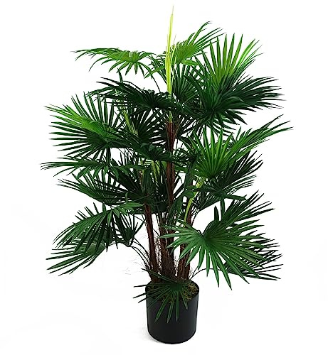 Botanik Realistic Potted Artificial Palm and Tropical Trees - Ready to Display