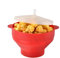 Microwave Popcorn Popper Microwave Popcorn Bowl Popcorn Maker Silicone For Microwave With Lid, Foldable Silicone Popcorn Container Popcorn Pot Bowl For Kitchen And Restaurant