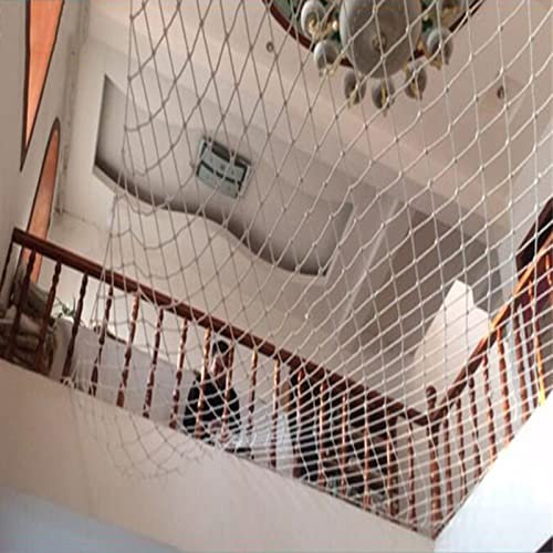 Rete di sicurezza per bambini per scale, rete protettiva anticaduta per animali domestici, rete di protezione in nylon per parco giochi, balcone, finestra, giardino, recinzione, rete di sicurezza, p