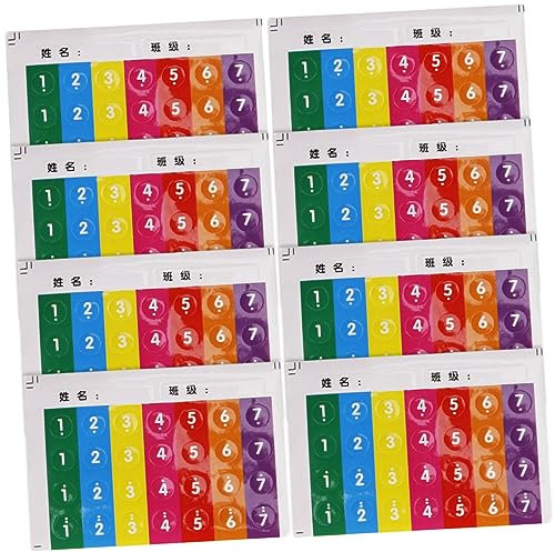 HEMOTON 8stücke Teiliges Panflöten Zubehör Mit Langlebigen Rückstandsfrei Entfernbaren Notenaufklebern Für Anfänger Einfache Installation Stabiler Instrumenten Fingerleitfaden Für Präzises