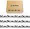 BYANE 18 Inch Chainsaw Chain, 3/8 LP Pitch, .050'' Gauge, 61 Drive Links Fits Stihl MS211, MS211C and More (3 Chains)