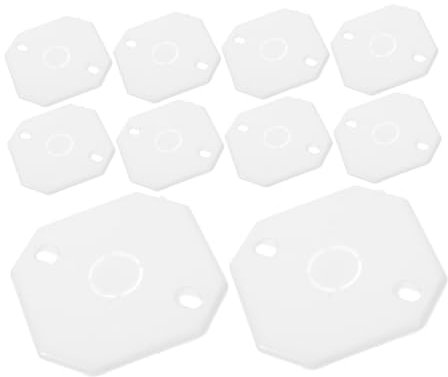 OSOLADY 20pcs Wall Plate Outlet Cover Plate Sockets Back Box Switch Cover for Home Office and Store