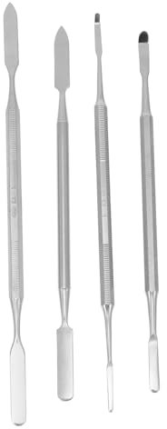 WEKADRIN 4piezas Barra Inoxidable Para Cosméticos Varillas Para Suave Fácil De Limpiar