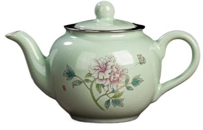 Teiera Bollitore Teiera In Ceramica For Fiori Di Grande Capacità For Uso Domestico Con Filtro Teiera Portatile Per L'acqua