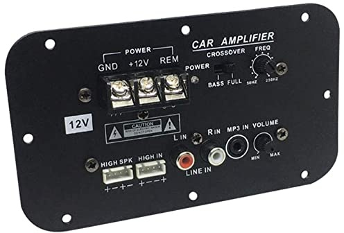 Aniyaa Car Subwoofer Amplifier Board, 500W Subwoofer High Power HiFi Amplifier Board DC 12V