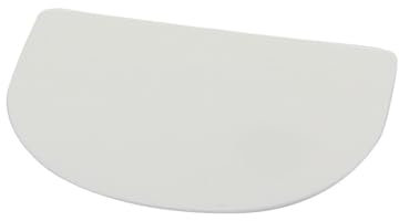 De Buyer - Raclette coupe pâte ronde en polyéthylène - 15 x 11 cm -, Blanc