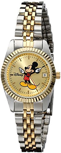 Disney Officially Licensed Mickey Mouse Watch, Two Tone, No Size, Dress